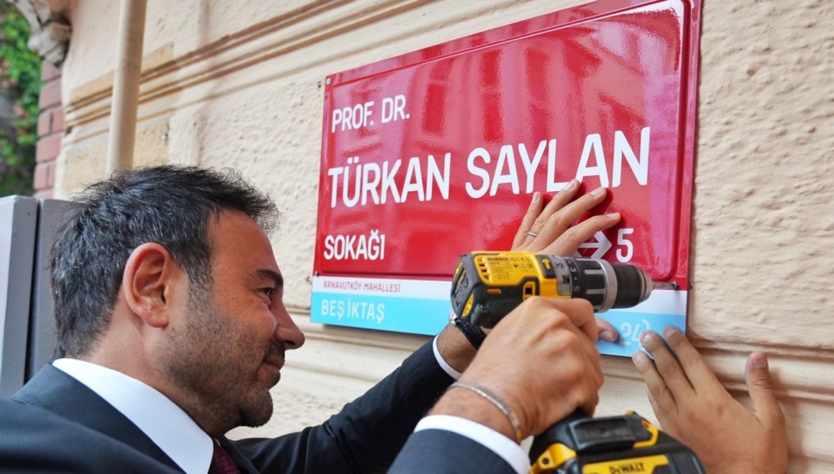 Prof. Dr. Türkan Saylan'ın adı yaşadığı sokağa verildi