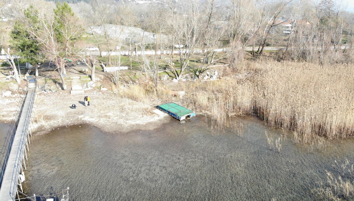 Sapanca Gölü alarm veriyor: Su 40 metre çekildi