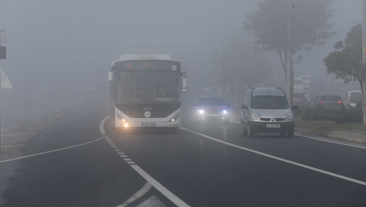 Bolu ve Düzce'de sis etkili oluyor