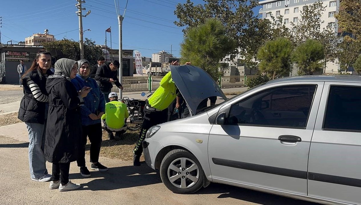 Kilis'te motosiklet ile otomobil çarpıştı: 2 yaralı