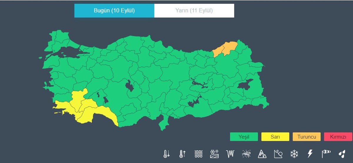 Kaynak: Meteoroloji Genel Müdürlüğü