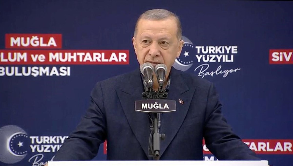 Cumhurbaşkanı Erdoğan Muğla'da