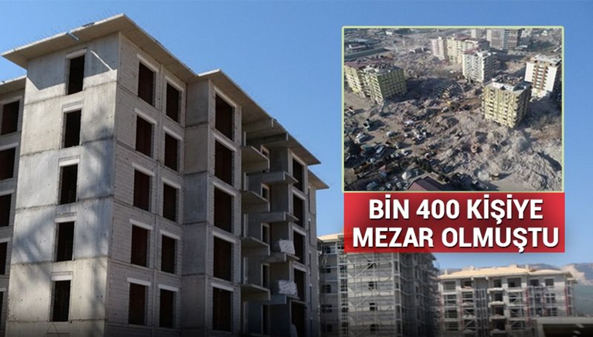 Bin 400 kişinin hayatını kaybettiği  Ebrar Sitesi'nde binalar yükseldi