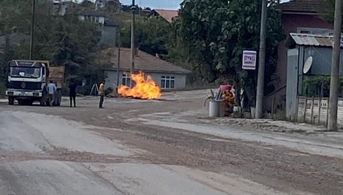 Doğalgaz çalışması sırasında patlama: 1 işçi yaralı