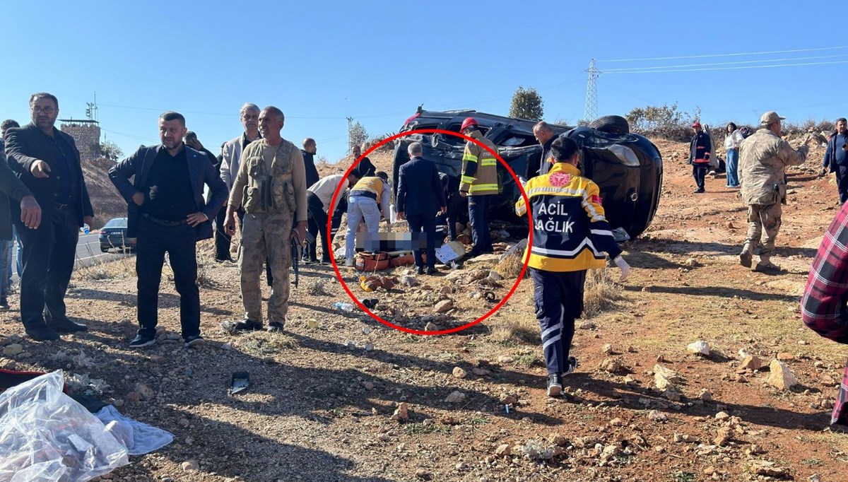 Mardin’de kontrolden çıkan araç takla attı: 3 ölü, biri bebek 5 yaralı