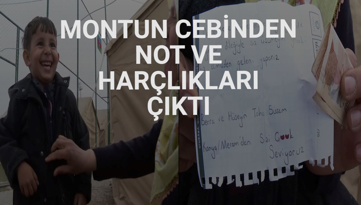 İki kardeşten depremzede aileye duygusal not: Sizi çok seviyoruz