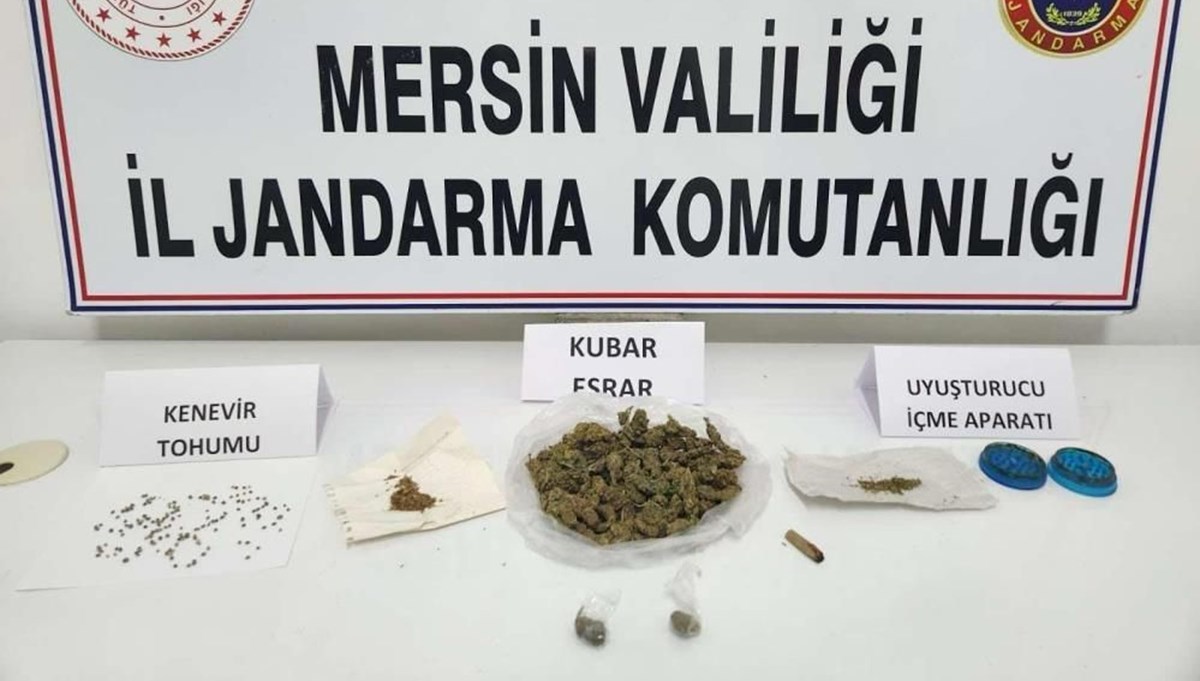 Mersin'de uyuşturucu operasyonu: 4 gözaltı