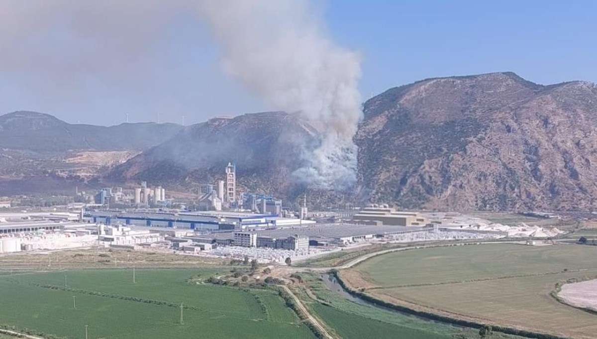 Söke’de orman yangını (Havadan ve karadan müdahale başladı)