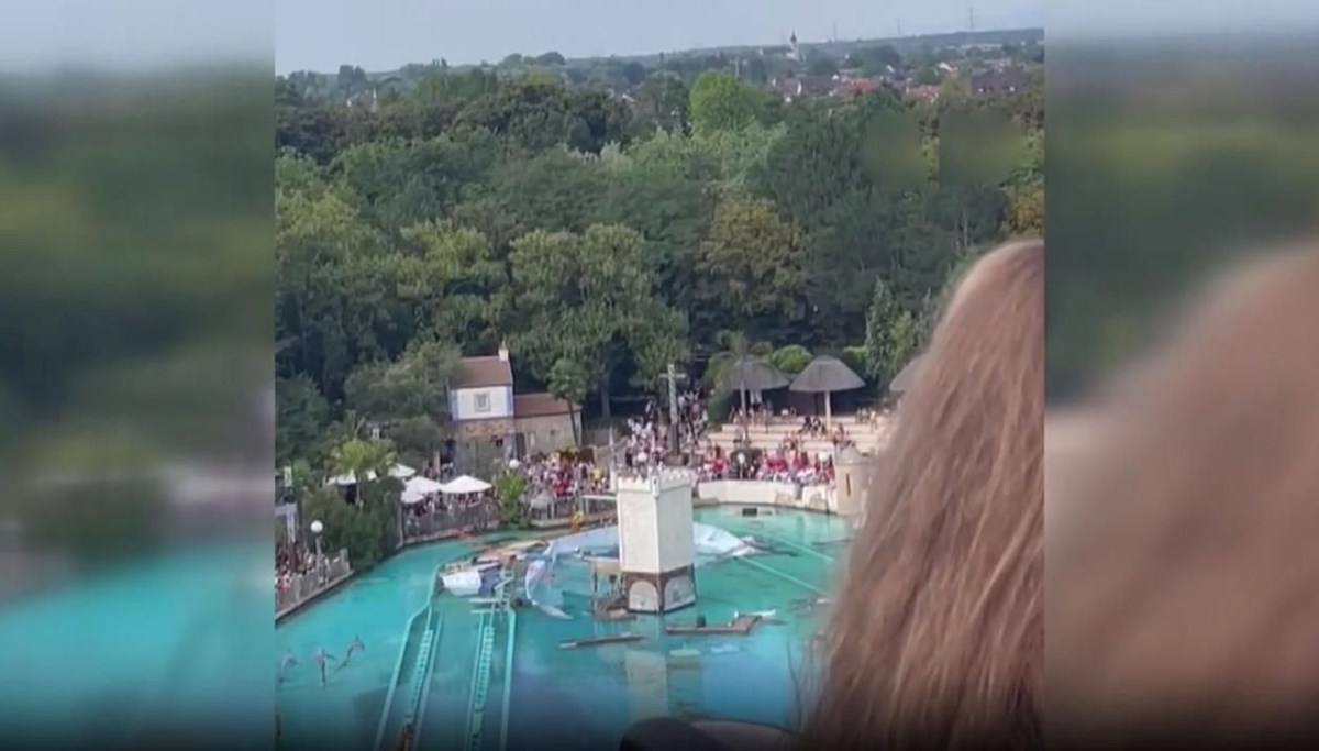 Almanya'nın en büyük tema parkında gösteri kazası: 7 yaralı