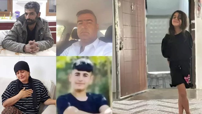 Narin cinayeti davasının dört tutuklu sanığı: Nevzat Bahtiyar, Salim Güran, Yüksel Güran ve Enes Güran