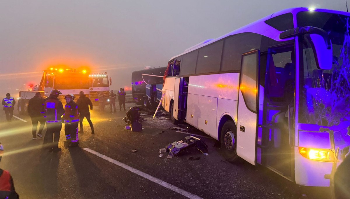 SON DAKİKA: Kuzey Marmara Otoyolu'nda zincirleme kaza: 10 kişi öldü, 57 kişi yaralandı