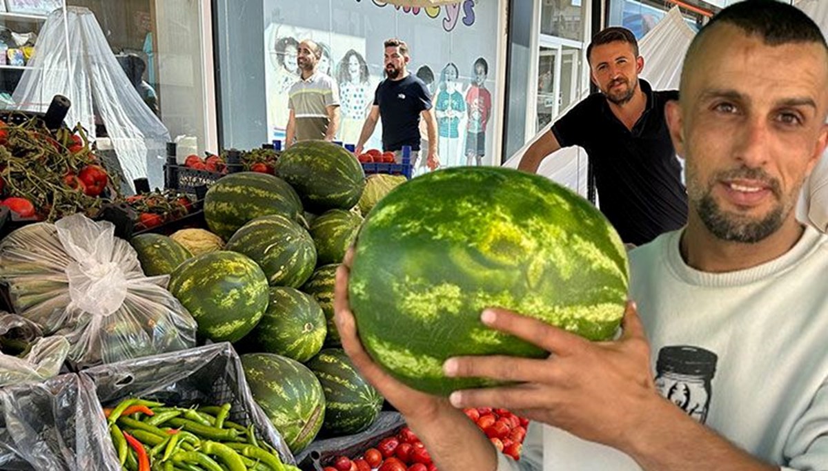 Hakkari'de meyve- sebze satışı yapılan manavdaki karpuz gören herkesi şaşırttı. Yüksekova ilçesinde üzerinde ‘Allah' yazan karpuzu görenler gözlerine inanamadı.