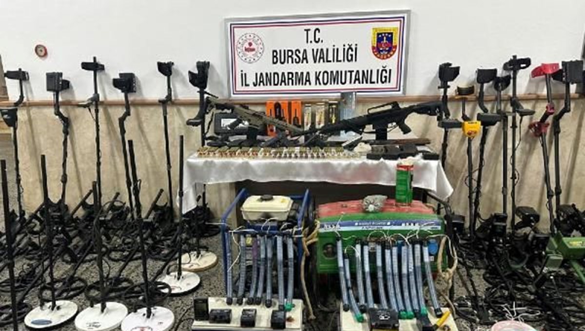 Bursa'da tarihi eser kaçakçılığı: 3 kişi yakalandı