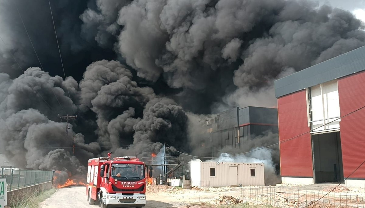 Tekirdağ’da kimya fabrikasında yangın