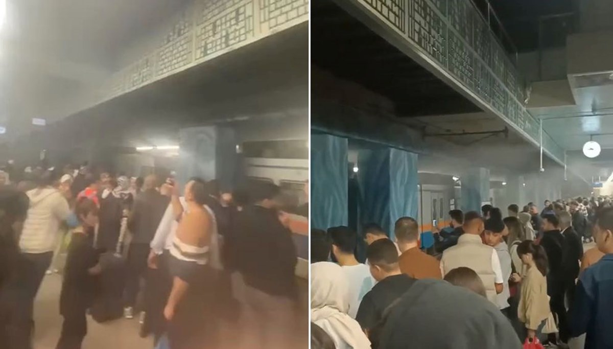 Yenikapı Metro İstasyonunda yangın paniği