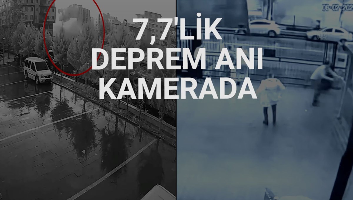 Kahramanmaraş'taki ilk depremin yeni görüntüleri ortaya çıktı