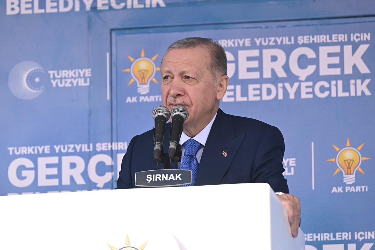 Cumhurbaşkanı Erdoğan yaptığı konuşmada, mitinge katılım sayısının 25 bin olduğunu söyledi