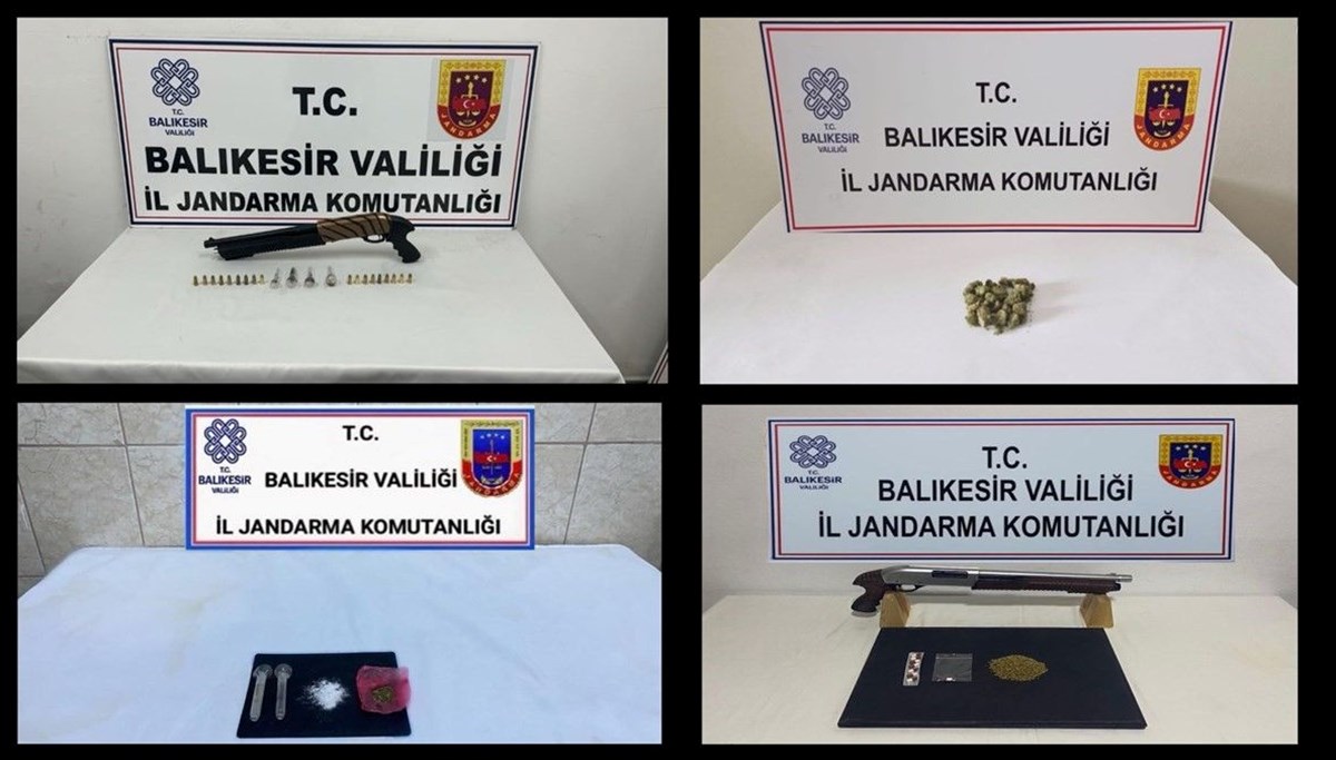 Balıkesir’de uyuşturucu operasyonu: 7 gözaltı