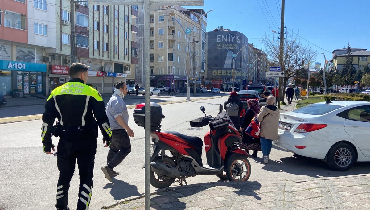 Gebze’de motosiklet kazası: 1 yaralı