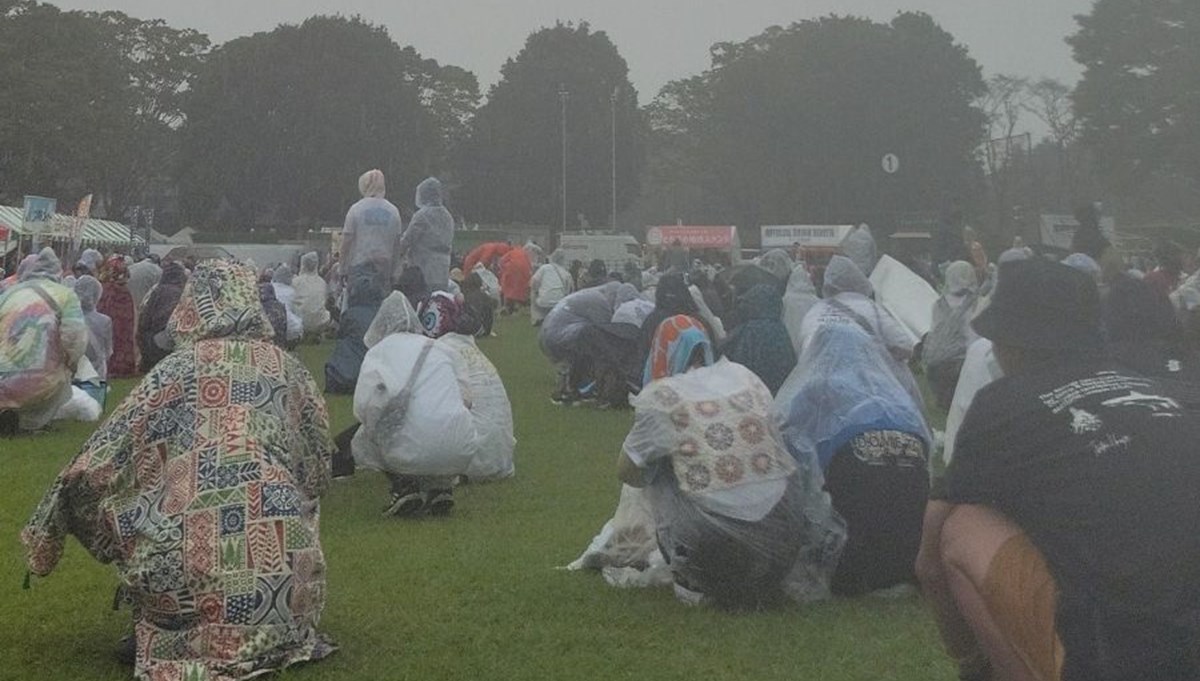 Japonya'da konser alanına yıldırım düştü: 9 yaralı