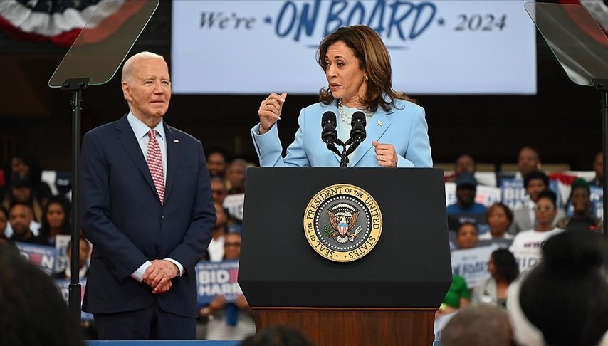 Harris: Biden bir başkanın alabileceği en cesur kararı aldı