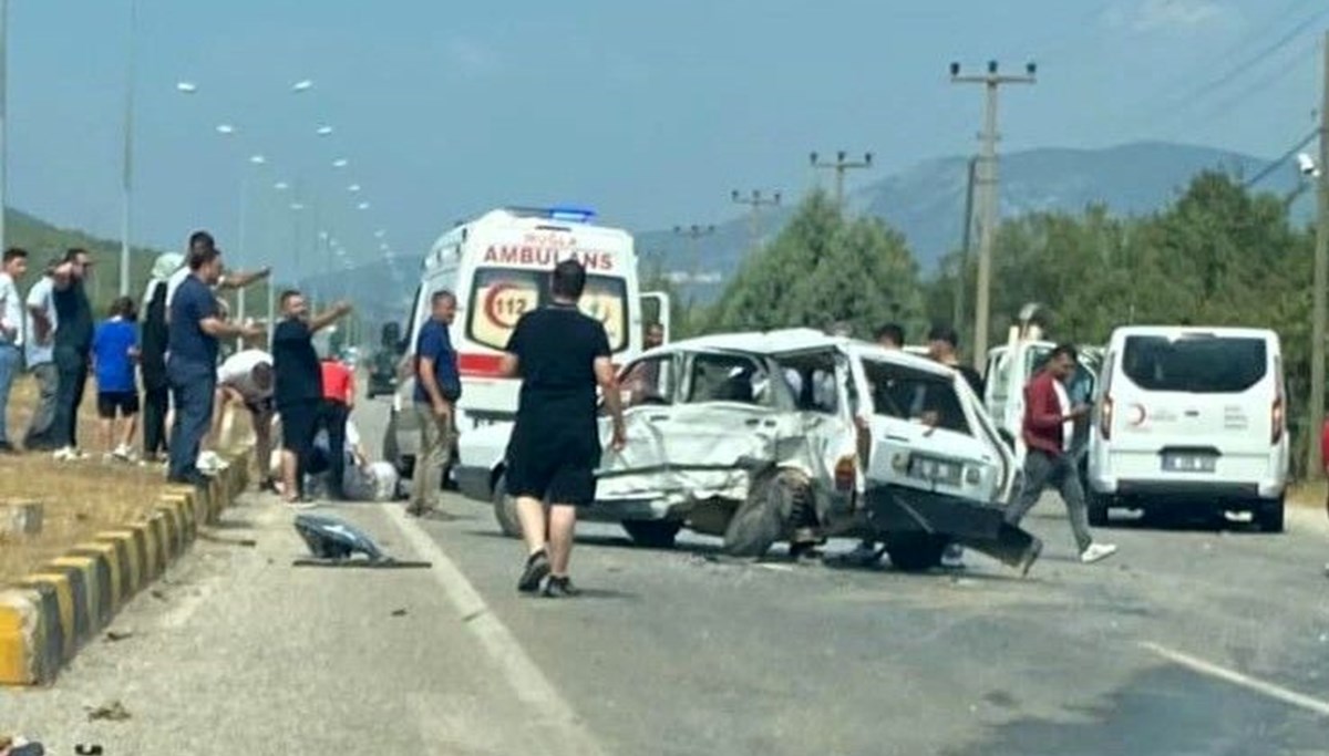 Menteşe'de trafik kazası: 1'i ağır, 2 yaralı