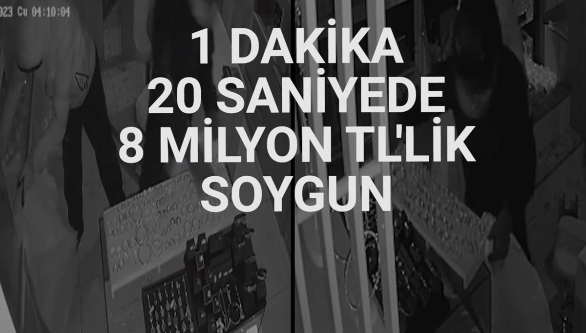 Nişantaşı'nda 8 milyon liralık kuyumcu soygunu kamerada