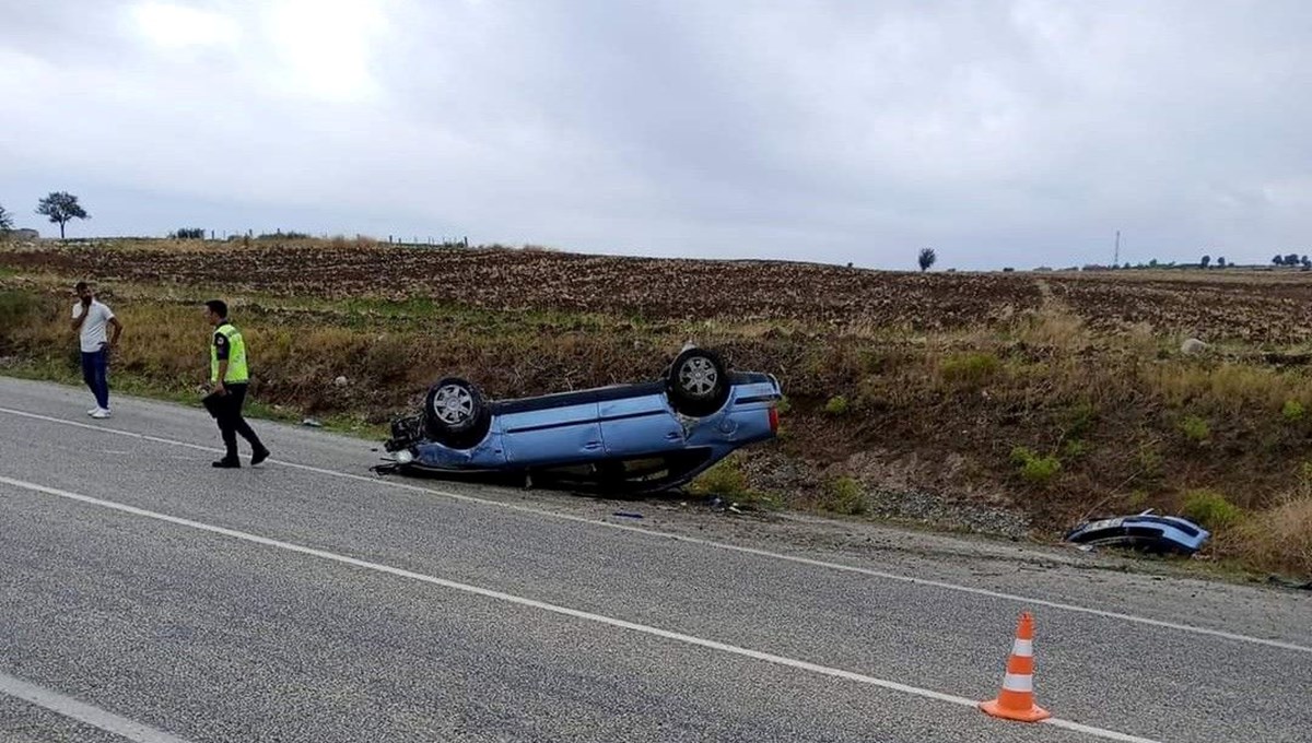 Samsun'da otomobil takla attı: 3 yaralı