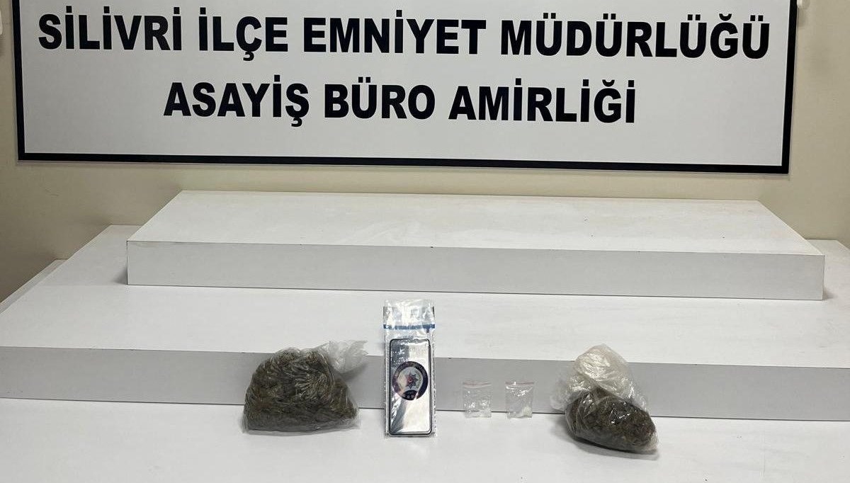 Silivri'de uyuşturucu ticareti yapan şüpheli denetim sırasında yakalandı