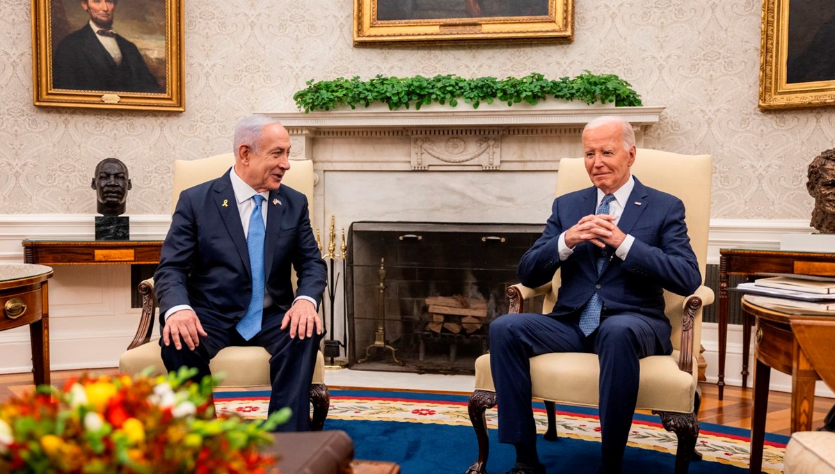 Biden ve Netanyahu Beyaz Saray’da bir araya geldi