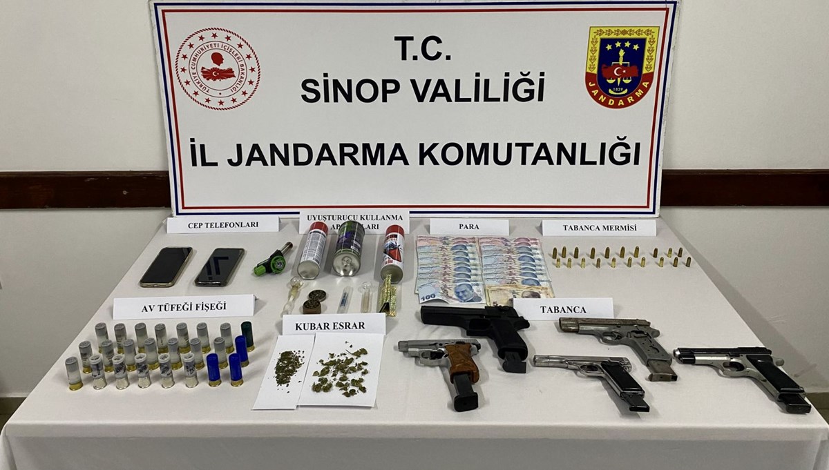 Sinop'ta silahlı yağma olayı: 2 kişi tutuklandı