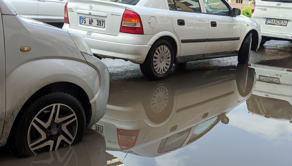 Ardahan'da sağanak ve dolu hayatı olumsuz etkiledi