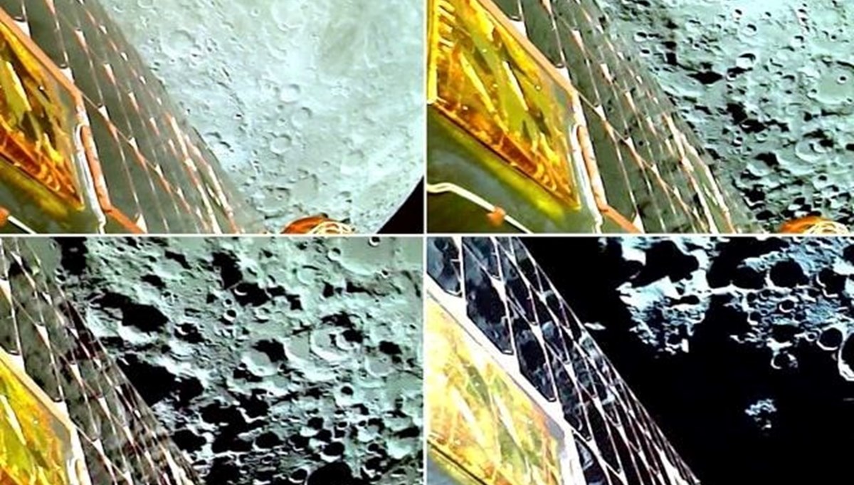 Hindistan'ın Chandrayaan-3 uzay aracı Ay'ın yeni fotoğraflarını paylaştı